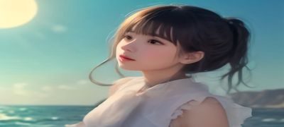 夏季海滩比基尼美女系列图集封面，多位美女在蓝天碧海背景下展示各色比基尼，画面热烈奔放